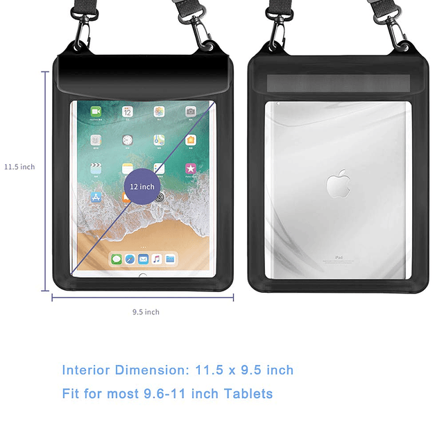 Funda impermeable universal para tableta, bolsa seca para iP