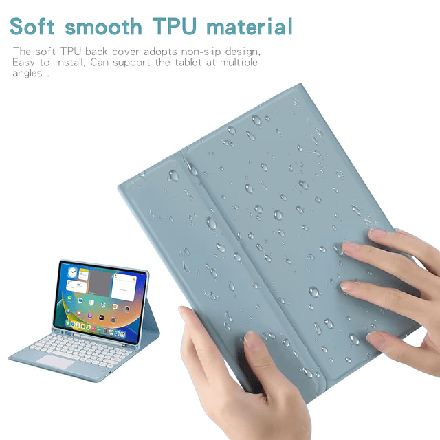 Funda con teclado táctil para iPad Air de 5.ª generación 202