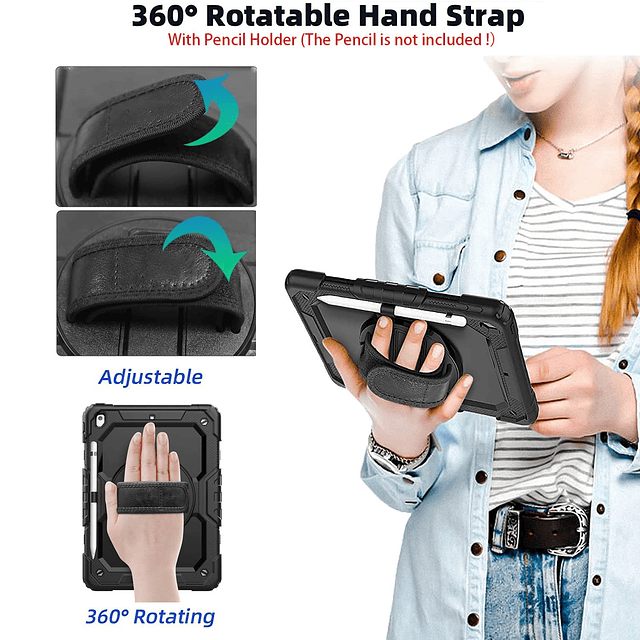 Funda para iPad 9.ª/8.ª/7.ª generación 2021/2020/2019 de 10,