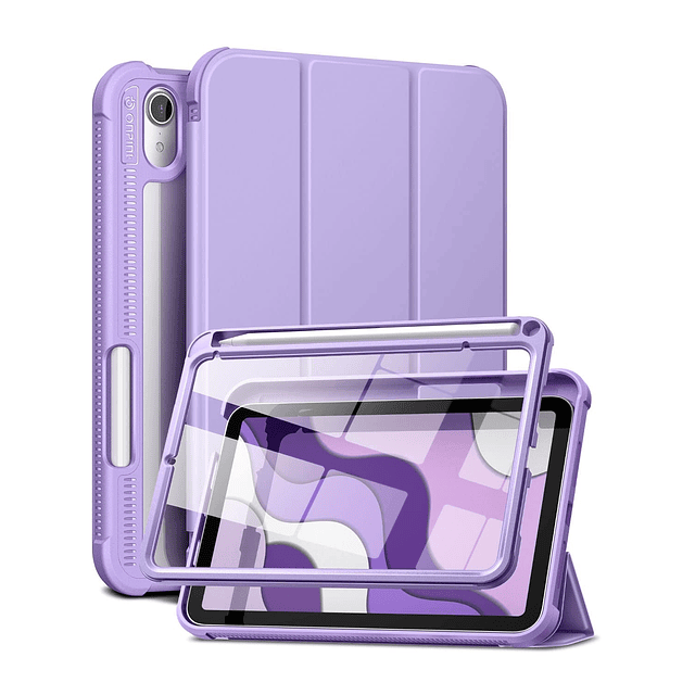 Funda para iPad Mini 6 2021, Protector de pantalla incorpora