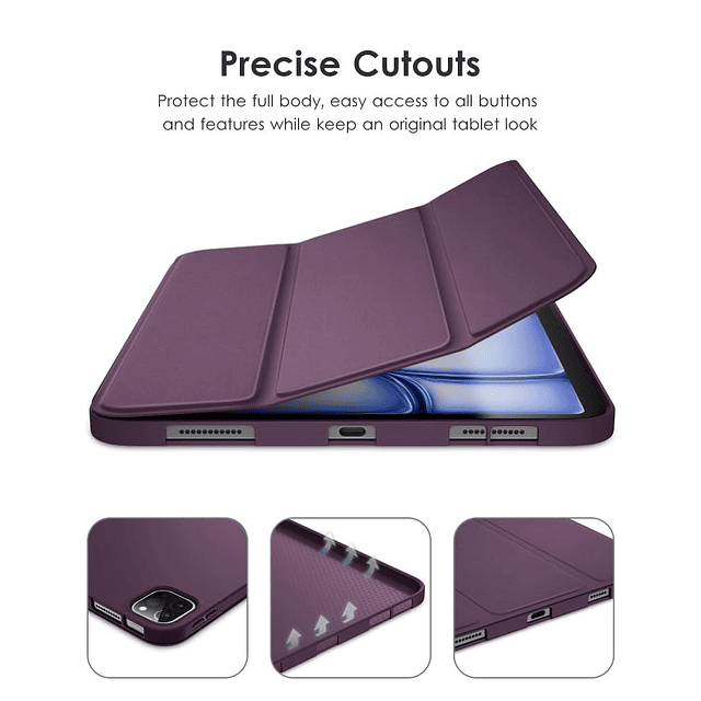 Funda para iPad Air de 11 pulgadas M2 2024, iPad Pro de 11 p