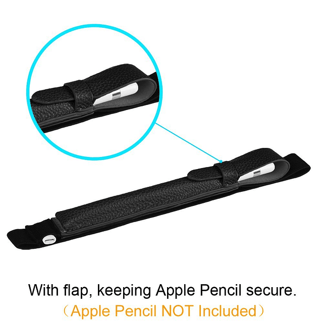 Portalápices con bolsillo adaptador USB para Apple Pencil Pr