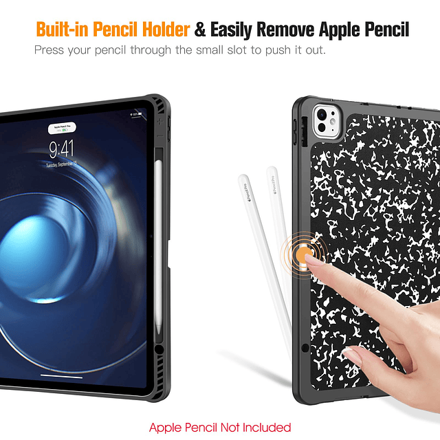 SlimShell Funda para iPad Pro de 13 pulgadas M4 2024 Portalá