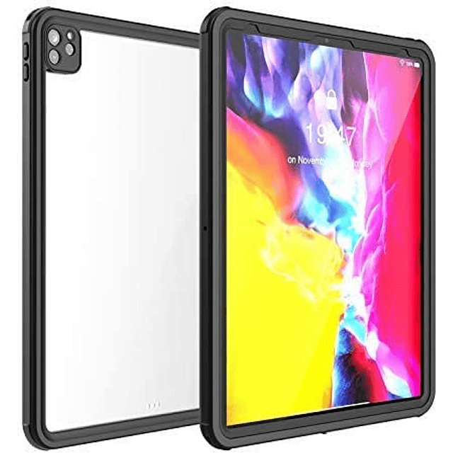 Funda impermeable para iPad Pro 12.9 2020, con protector de