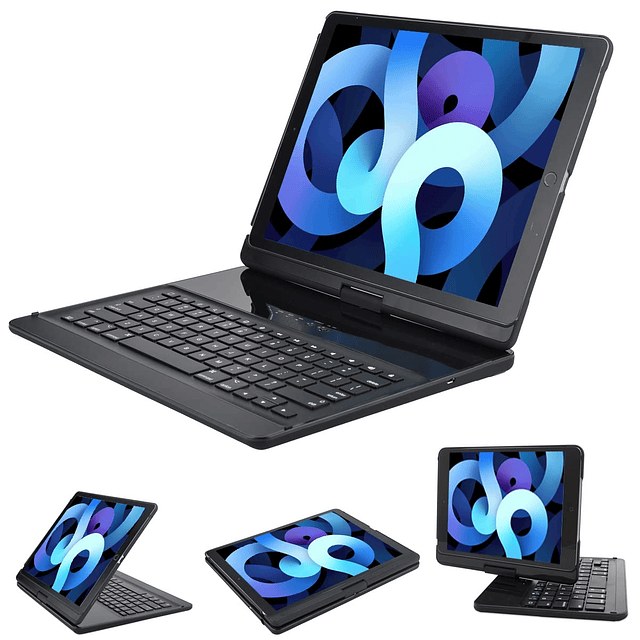 Funda para iPad Pro 12.9 con teclado 2017 2.ª 2015 1.ª gener