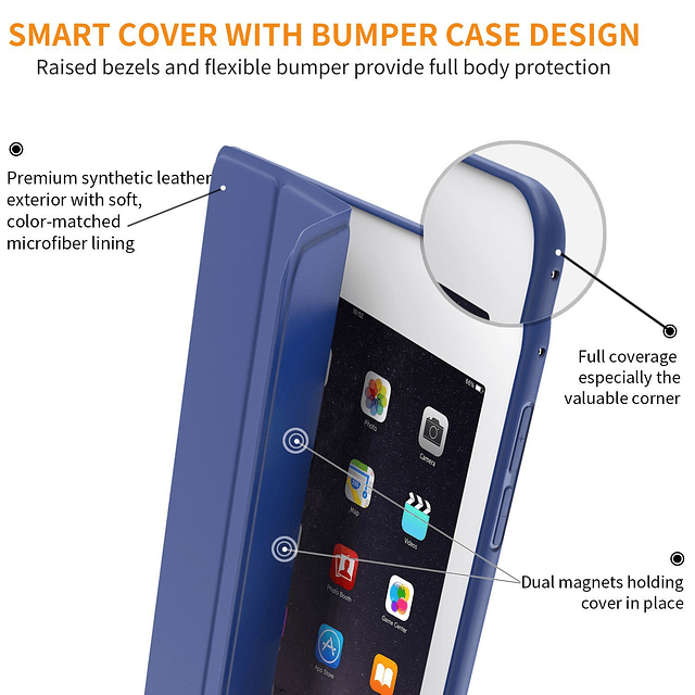 Funda para iPad Mini 4, no compatible con Mini 5.ª generació