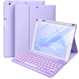 Funda para iPad de 9.ª generación con teclado de 10,2 pulgad