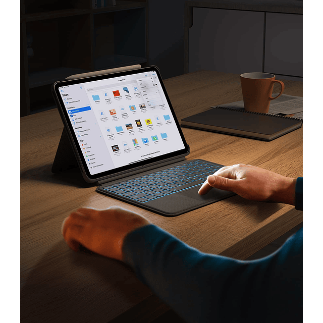 para iPad Pro 11 Funda con Teclado Desmontable, para iPad Pr