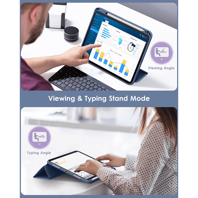 Funda para iPad de 10.ª generación de 10.9 pulgadas 2022, de