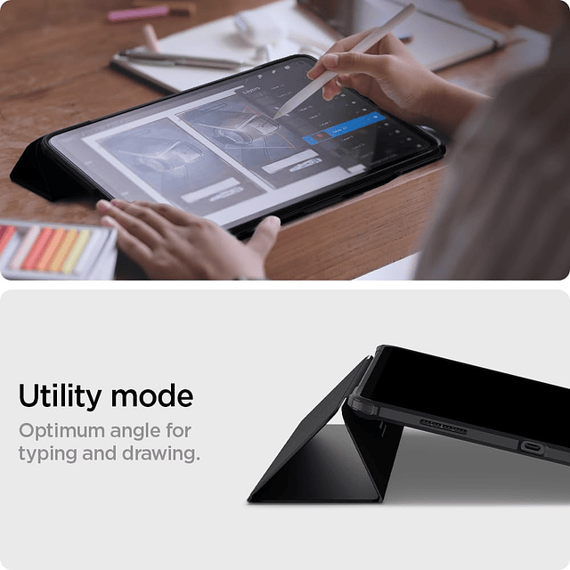 Ultra Hybrid Pro Diseñado para iPad Pro de 12,9 pulgadas M2