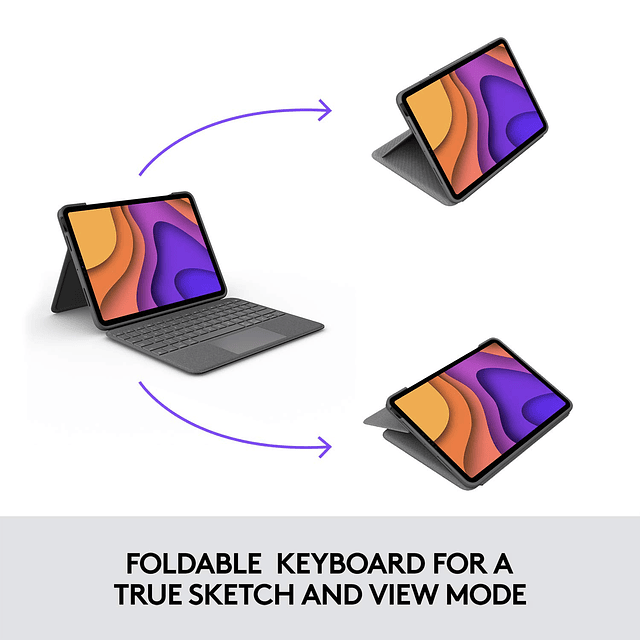 Funda con teclado Folio Touch para iPad con trackpad y conec