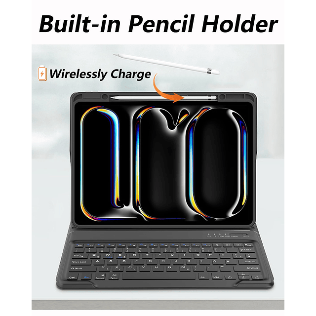 Funda con Teclado para iPad Pro de 13 Pulgadas M4 7.ª Genera