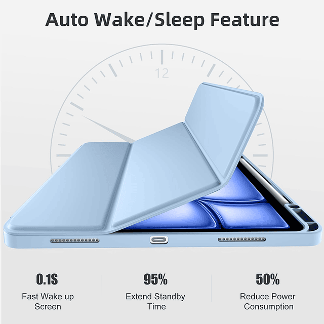 Funda compatible con iPad Air de 13 pulgadas M2 2024 con por