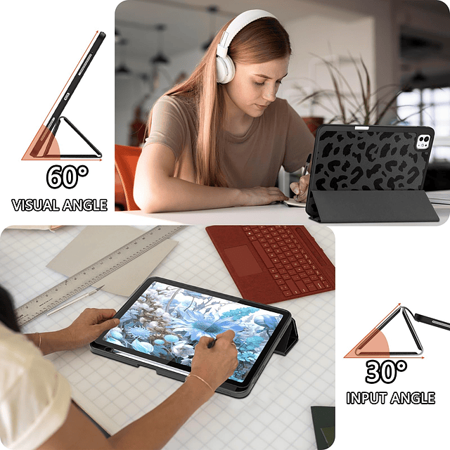 Funda compatible con iPad Pro de 11 pulgadas M4 de 5ª genera