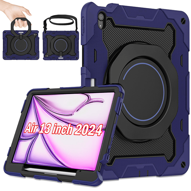 Funda para iPad Air de 13 pulgadas M2 2024 con protector de