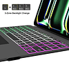 Funda con teclado para iPad Pro 2024 de 13 pulgadas M4: tecl