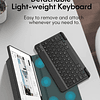 Funda con teclado para iPad de 9ª generación 2021 de 10,2 pu