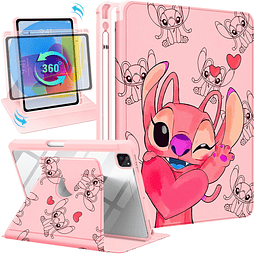 para iPad Pro 12.9 Funda 2022/2021/2020/2018 Funda Cute Cart