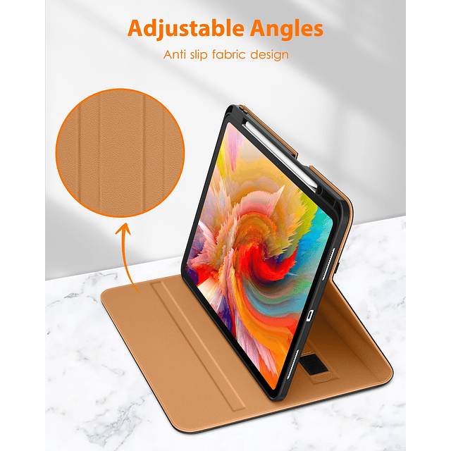 Funda para iPad Pro de 13 pulgadas M4 2024, Funda de cuero p