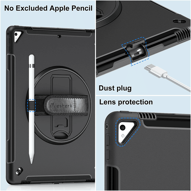 Funda para iPad Pro 12.9 2.ª generación 2017 y 2015 1.ª gene