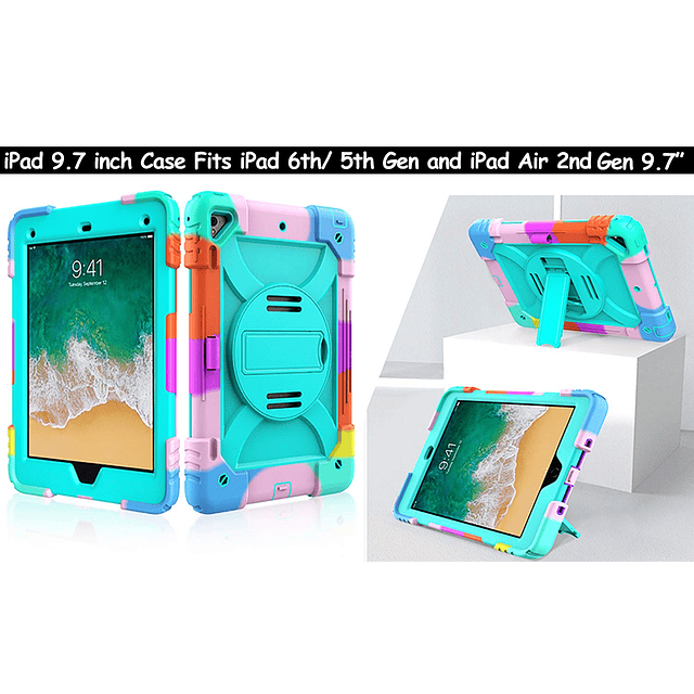 Funda protectora para iPad 6.ª/5.ª generación y iPad Air 2,