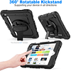 Funda para iPad Mini 5/4 con protector de pantalla, soporte