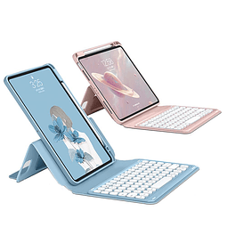 Funda con teclado vertical magnética para iPad Air de 5.ª y