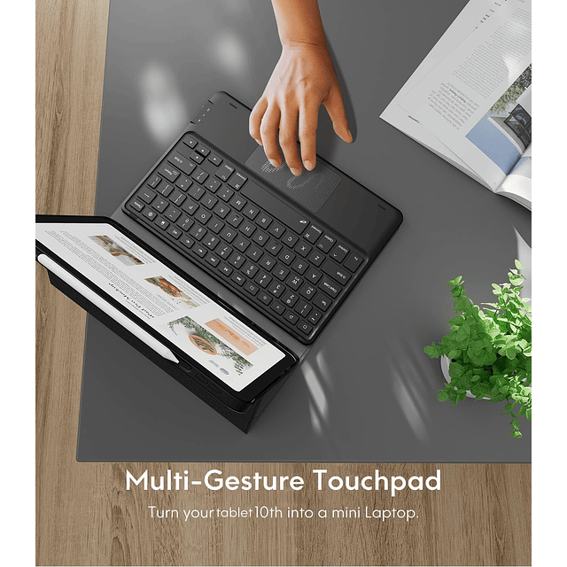 Funda para iPad de 10.ª generación con teclado 10.9", 2022,