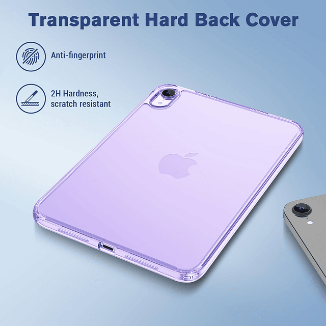 Funda Transparente para iPad Mini 6 de 8,3 Pulgadas 2021, Ca