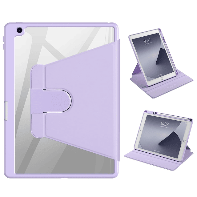 Funda giratoria 10.2 compatible con iPad de 9.ª generación 2