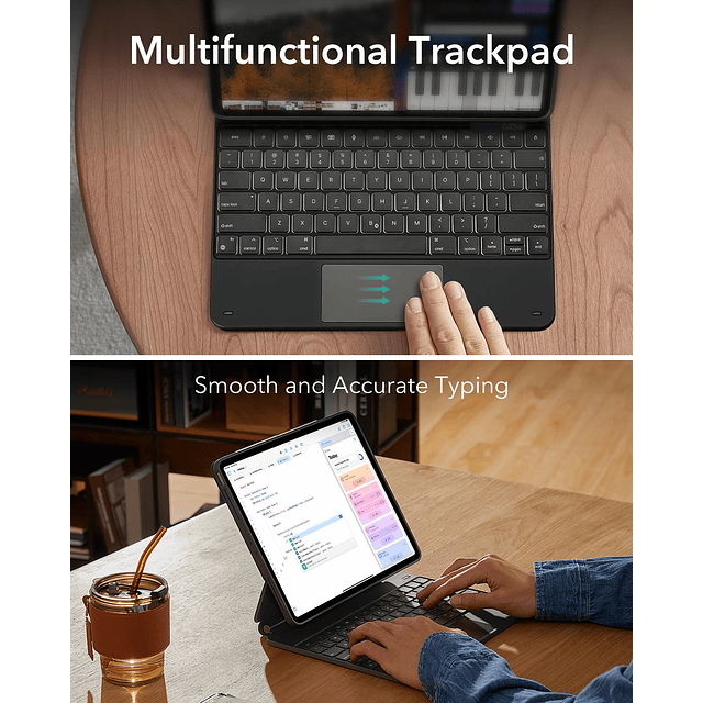 Funda para iPad Pro de 13 pulgadas con teclado M4, 2024, fun