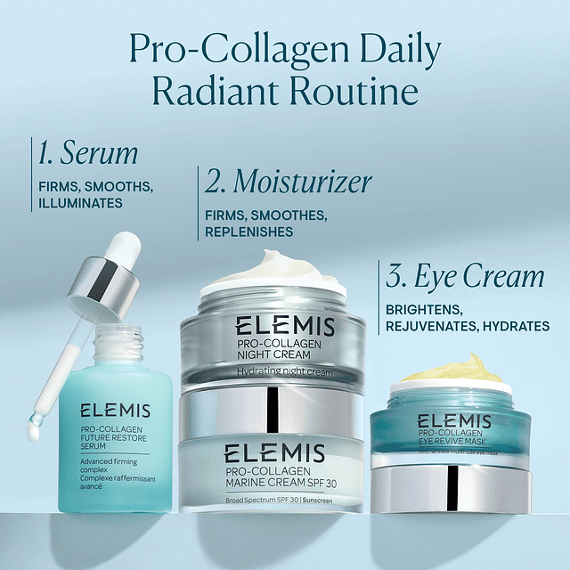 Pro-Collagen crema de noche, crema facial hidratante, crema