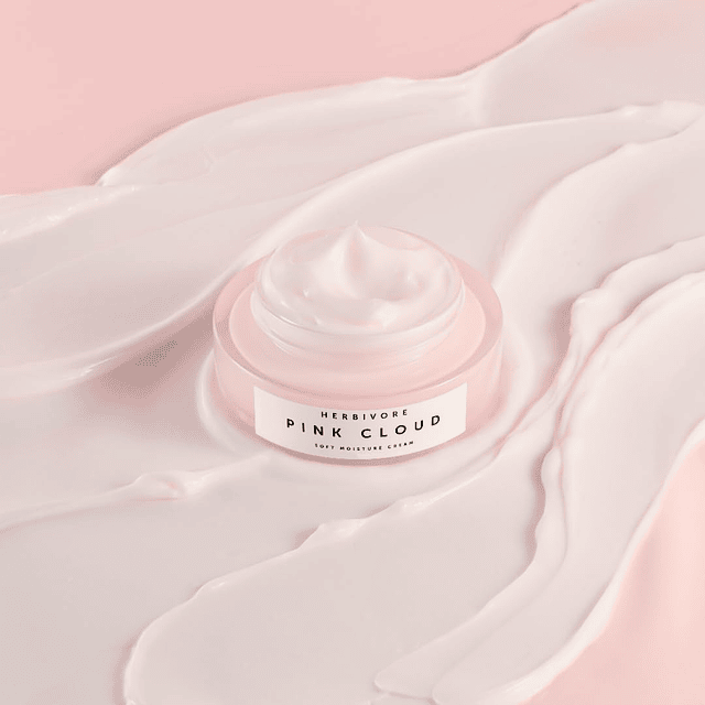 Crema humectante suave Pink Cloud con hongo Tremella + escua