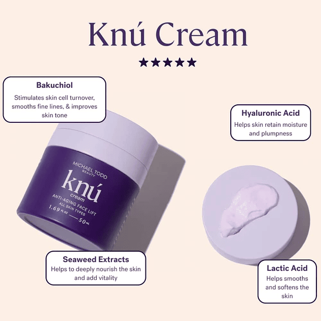 Beauty KNU Cream - Crema reafirmante, iluminadora y reafirma