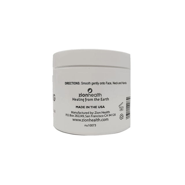 Crema hidratante antiarrugas Zion Health, 4 oz de ácido hial