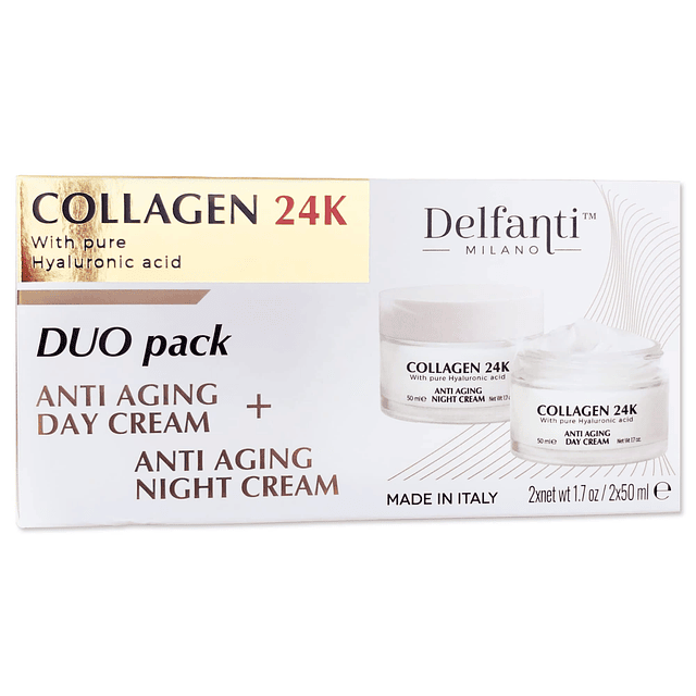 Delfanti • COLÁGENO 24K • Paquete DUO antienvejecimiento • T