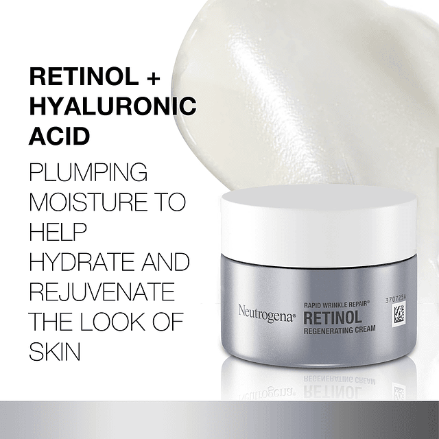 Crema hidratante facial con retinol para reparación rápida d