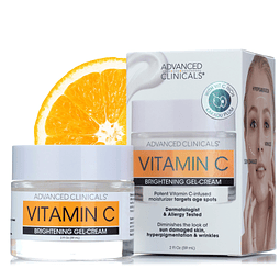 Crema facial de vitamina C hidratante para el cuidado de la