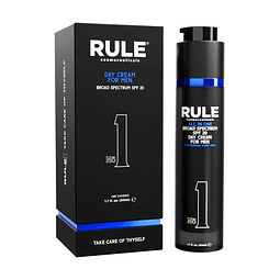 RULE 10 en 1 humectante facial para hombres con SPF 20 - Cre