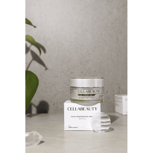 Cella Beauty Crema de regeneración facial - Crema antienveje