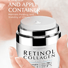 Crema de retinol para arrugas: Crema de colágeno facial para