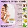 Crema facial protectora antienvejecimiento - Crema de día co