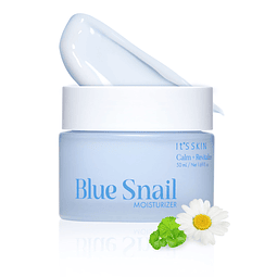 Crema de Caracol Azul | Hidratante facial diario con esencia