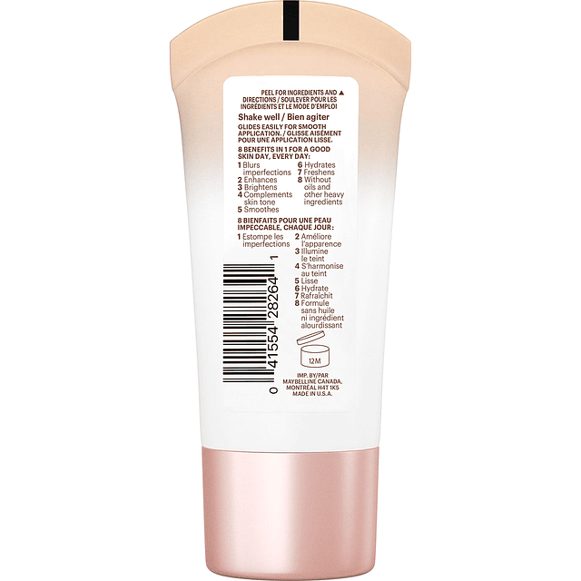 Maybelline Dream Fresh Skin Hydrating BB Cream, Bálsamo de b