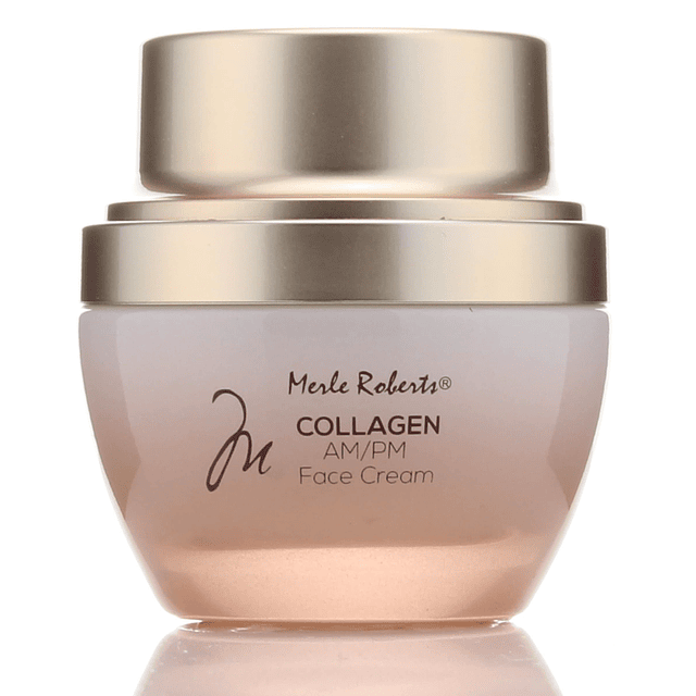 Crema facial de día y noche con colágeno de . Crema facial a