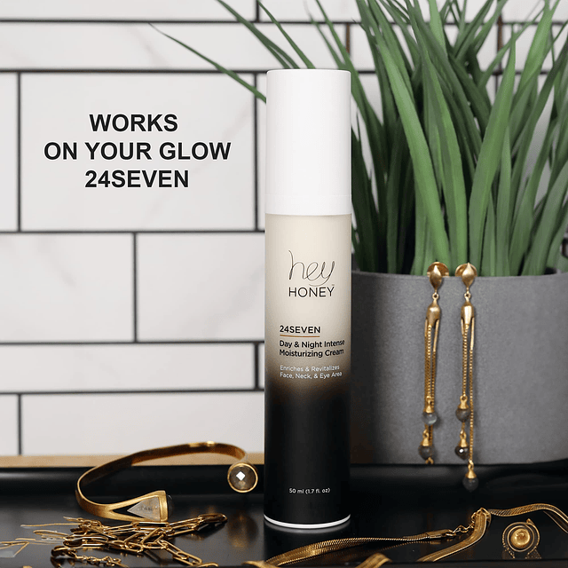 , 24Seven, Honey Day & Night Cream. Para rostro, cuello y ár