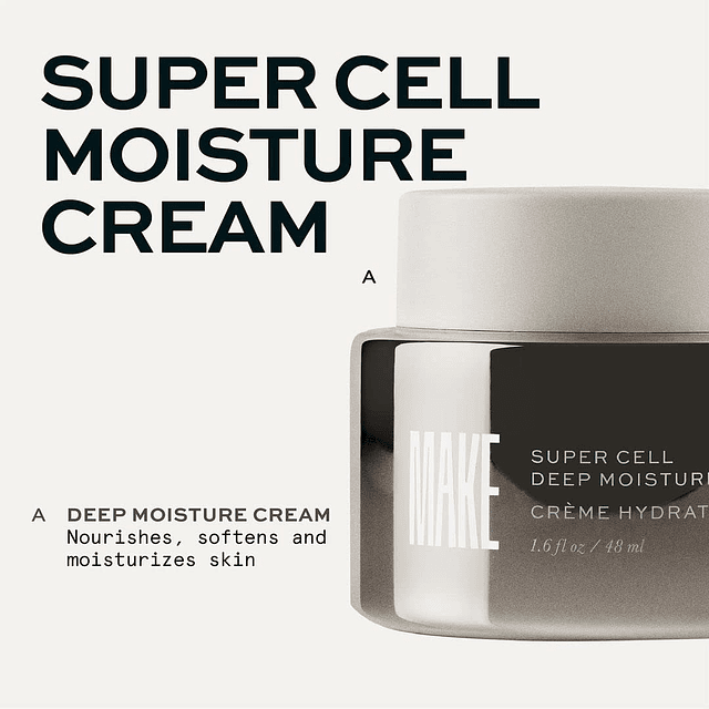 Super Cell Crema de Humedad Profunda - Crema Hidratante, Rel