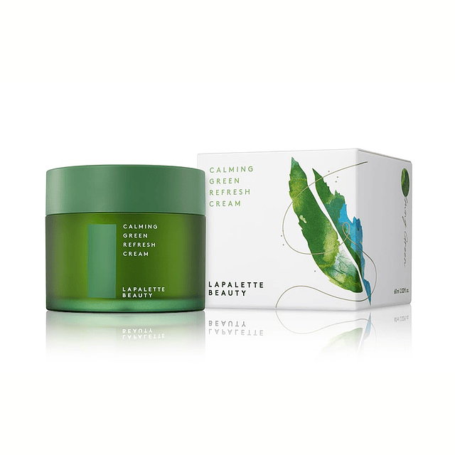 Lapalette Beauty Crema refrescante verde calmante. Hidratant