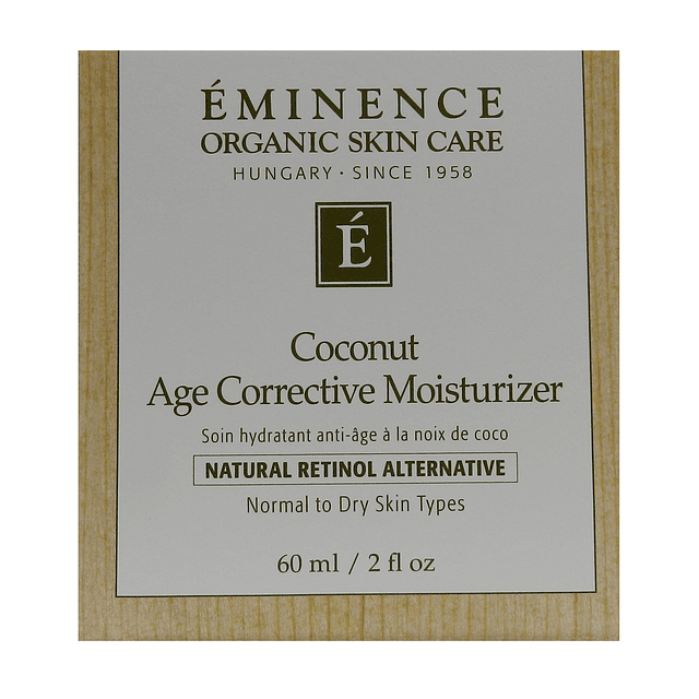 Eminence Organics Hidratante corrector de edad de coco, 2 on