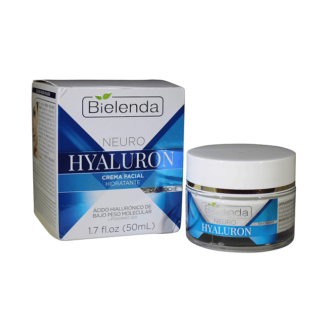 Crema facial hidratante Neuro Hyaluron, 1.7 oz. Día y noche.